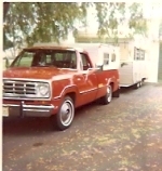 [ The pickup and the trailer, 1975 ]