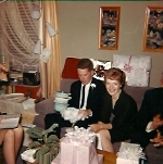 [ Christine and Ed after the wedding, 1962 ]