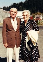 [ Harry and Mary at her 50th high school reunion, July 1985 ]