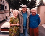 [ Mary, Allan, Harry, in Hemet, California, March 10, 1990 ]