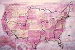 [ Map of the 2-year odyssey (1975-1977) ]