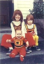 [ The Barrett girls in matching vests, 1973 ]